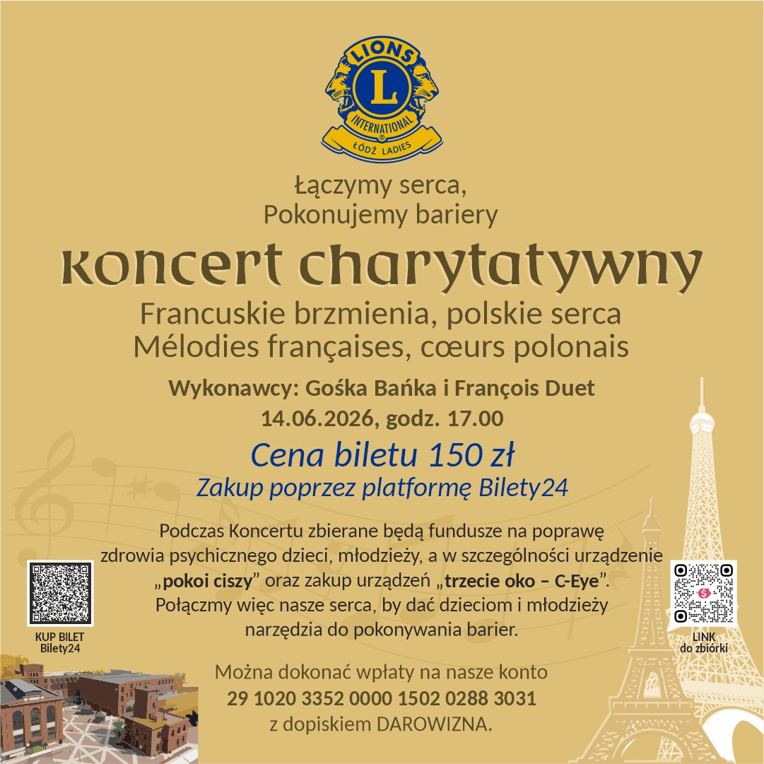 Koncert Charytatywny „Francuskie brzmienia, polskie serca”