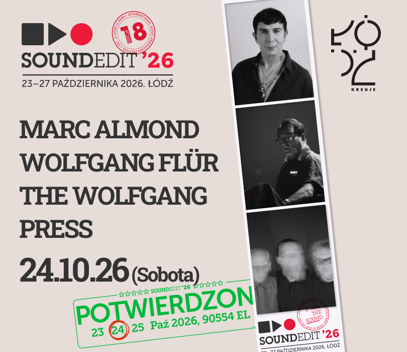 Soundedit ’26 – Marc Almond, The Wolfgang Press, Wolfgang Flür